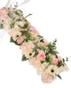 Artificial Flower Arch Table Runner Flowers For Table Wedding Decoration Artificial Flower For Wedding