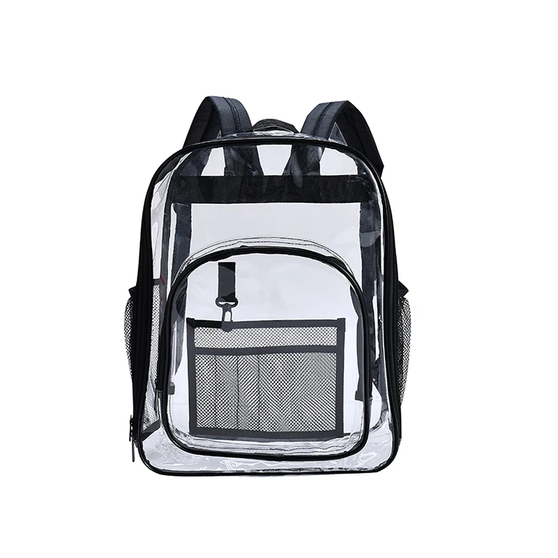 Transparent Backpack Women Korean Fashion Trend Personality Backpack Waterproof Large Capacity Simple Male Student Backpack