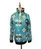 Wholesale Adult Pullover Hoodies Green Aztec Women Sherpa Polar Fleece Sweatshirt Ladies Autumn Pullover DOM-1081426