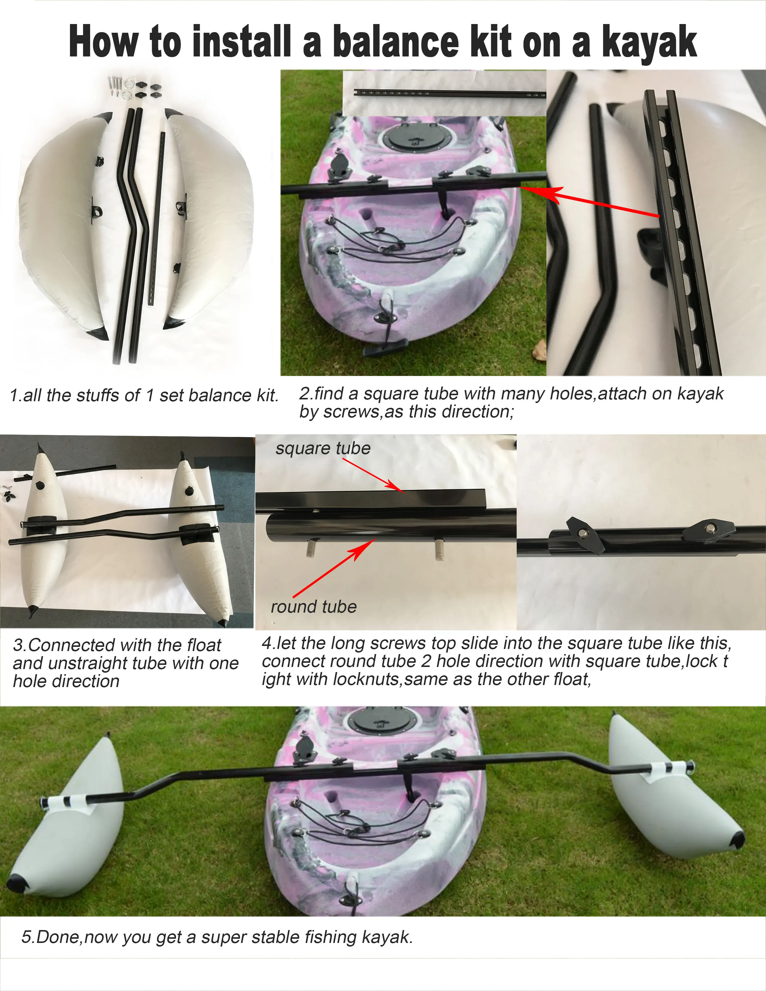 Wholesale Kayak Balance Device To Keep Kayak Stable Balance Accessories