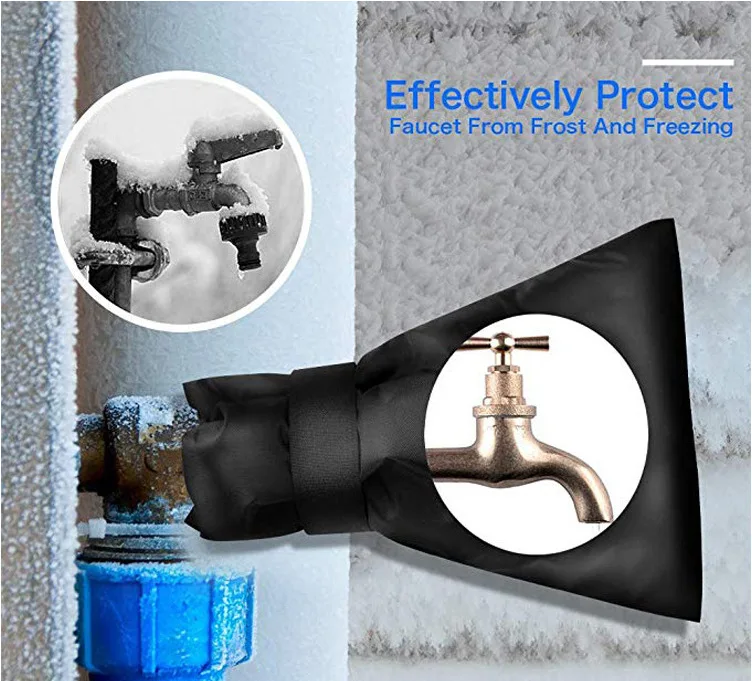 Winter Outdoor Simple Antifreezing Faucets Accessories,Sun-proof Water Tap Faucet Protection Cover Wholesale