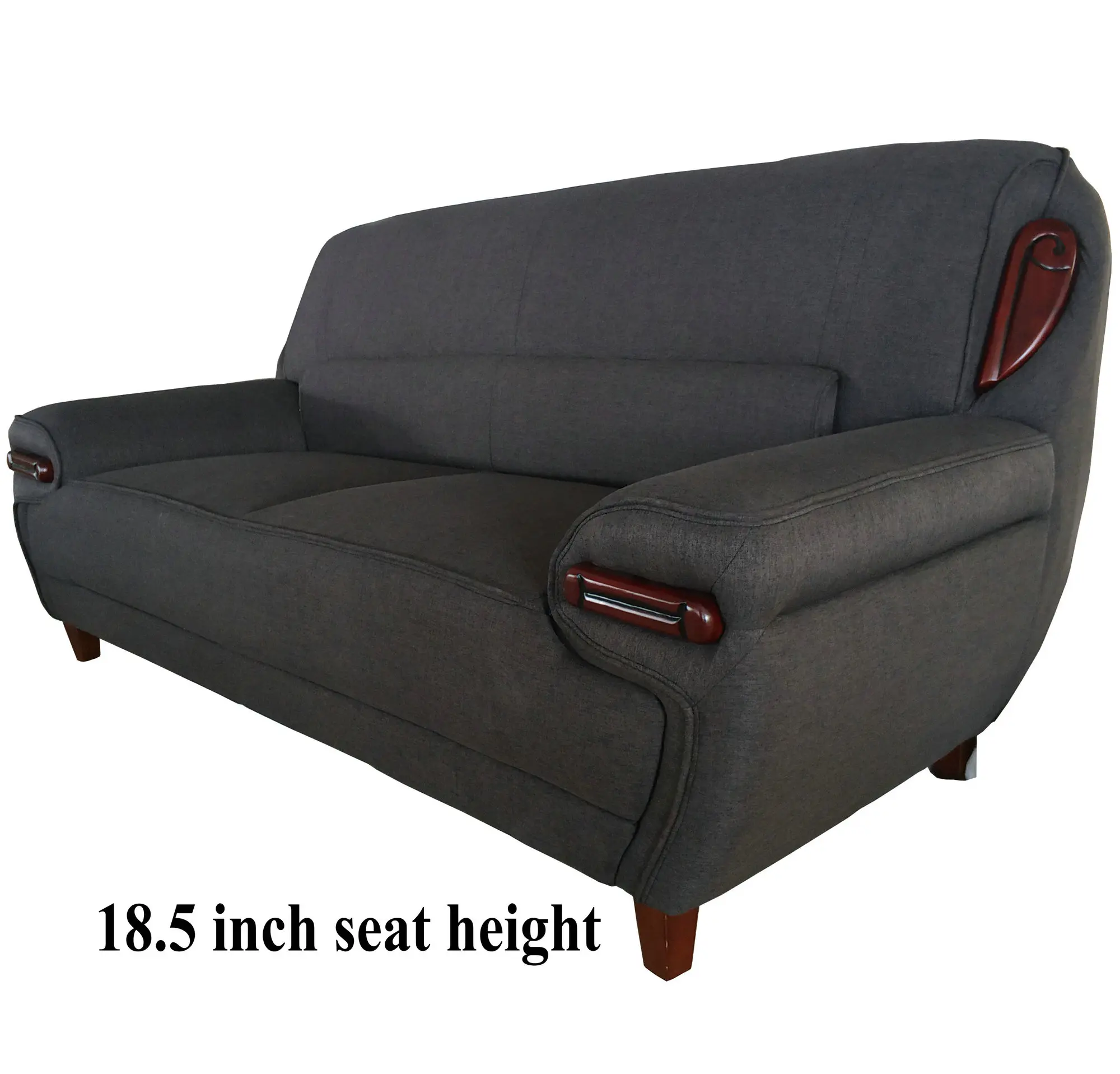 America Style Living Room Loveseat Sectional Genuine Leather Sofa Set