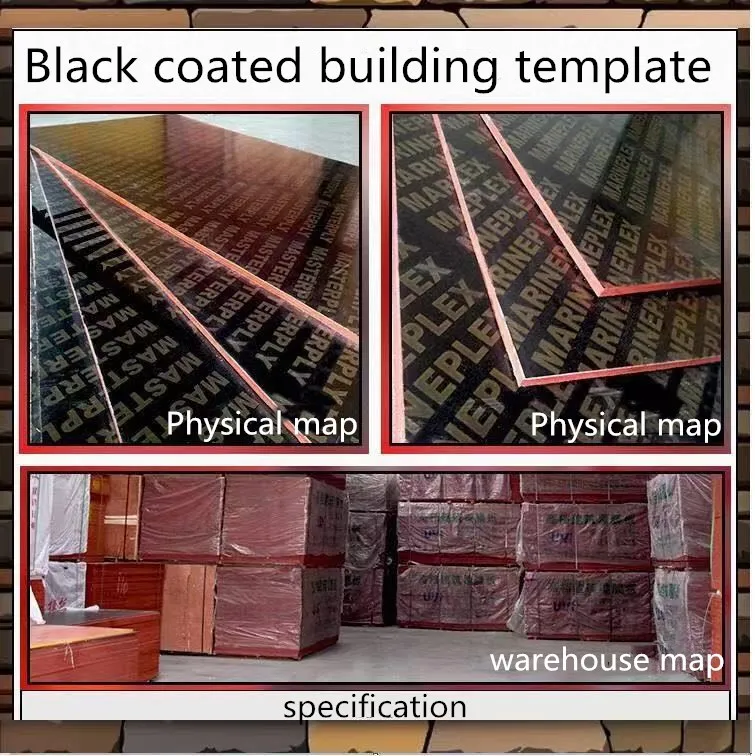 36 Feet 1015mm Building Template Red Board Phenolic Rubber Surface