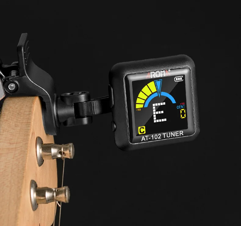 wholesale at-102 clip-on digital guitar tuner pickup aroma