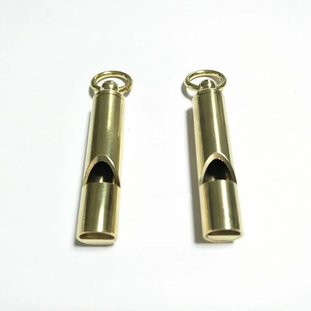 Wholesale Outdoor Metal Whistle Brass Camping Whistle Survival Whistle
