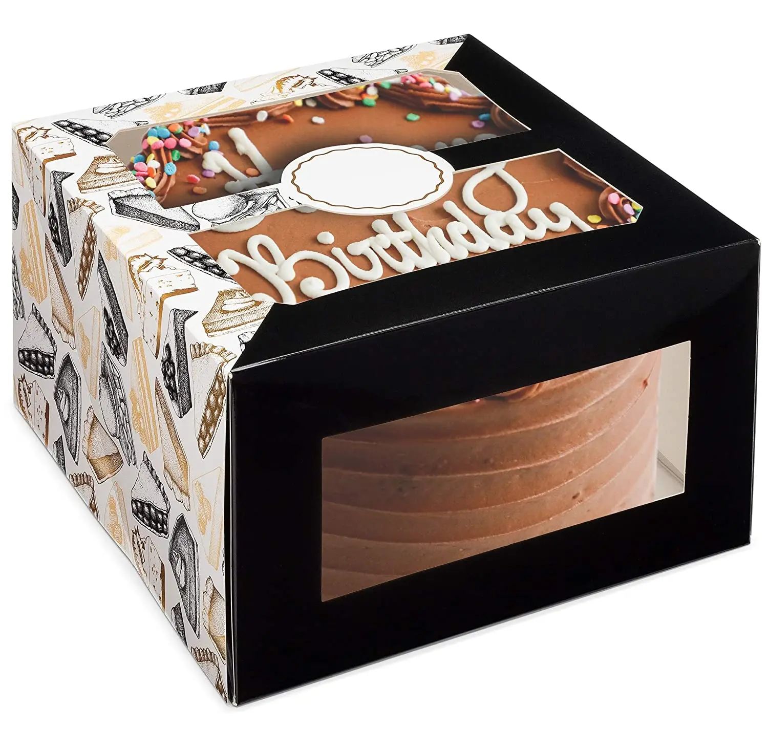 Christmas Cake Boxes, Cardboard Bakery Boxes, Cajas Pasteles, For