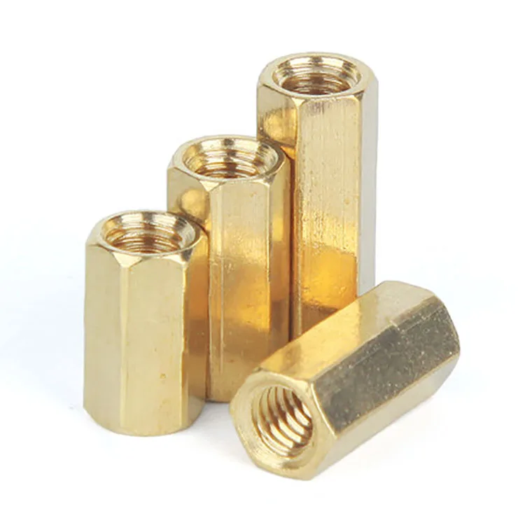 Brass Long Coupling Round Hexagon Nuts Buy Brass Long Hex Nuts,Long