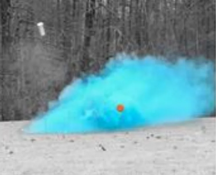 Biodegradable Ceramic Gender Reveal Skeet Shooting Target Filled With