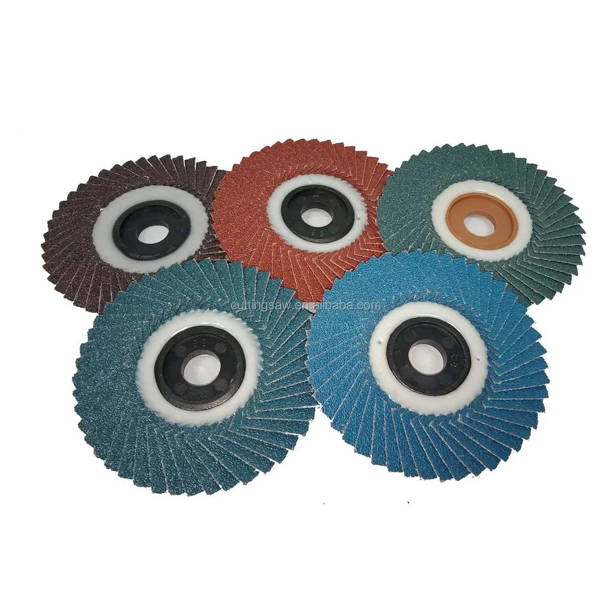 Flexible Flap Disc Sanding Wheel Flap Grinding Disc Abrasive Tools With Plastic Base Polishing