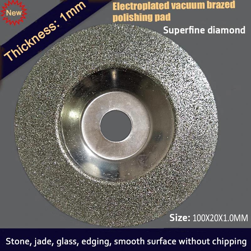 electroplated glass  polishing pad vacuum brazed diamond grinding disc specification Stainless steel abrasive