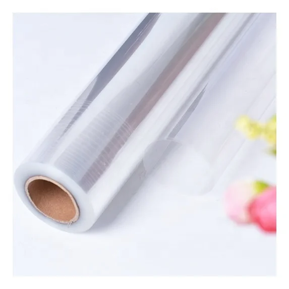 clear flower wrapping paper