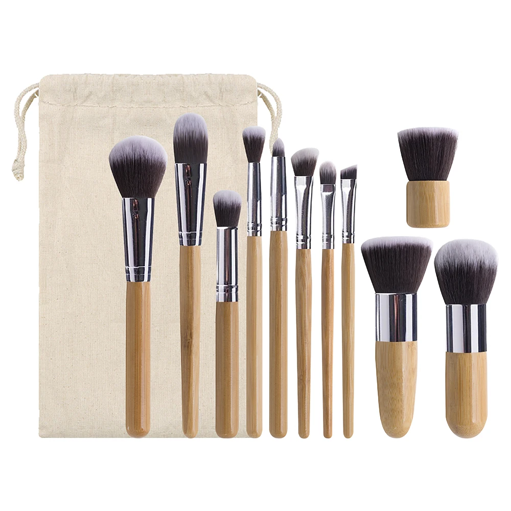 

Emaxdesign Bamboo handle makeup brush et Foundation Blending Blush Concealer brush,30 Sets