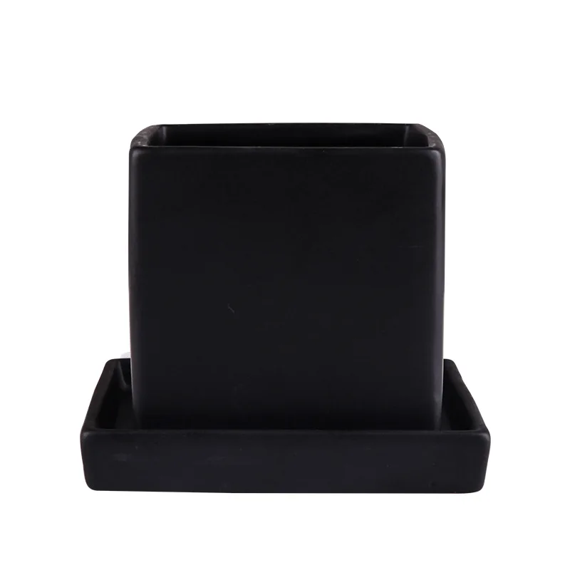 Indoor Garden Rose Gold Outdoor Large Rectangle Ceramic Succulent