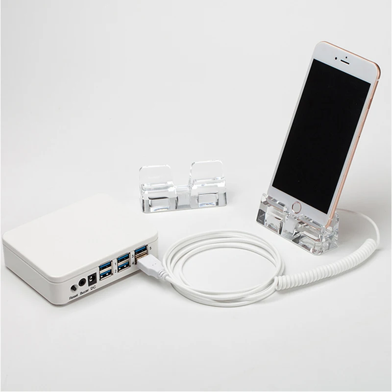 Factory Supply Cell Phone Display Alarm System Stand Mobile Phone