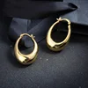 Hoop Earrings Romantic Korean Cute Gold Color Earring For Women Fashion Vintage Drop Earring Unique Handmade Wholesale Date Gift