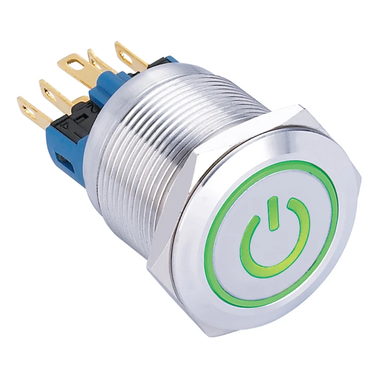 onpow 22毫米电子推动开关 (gq22-11et/s) ce,rohs - buy 电子按钮