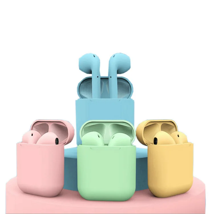 2019 Macaroon Colors Inpods 12 Tws Wireless Headphone Earphone Inpods12