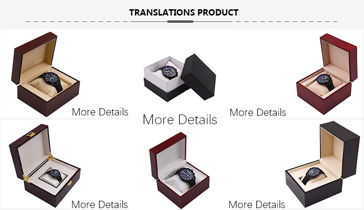 Custom luxury leather travel watch case with sponge watch packing box bag zipper leather watch box case