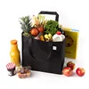 New coming superior quality custom logo printed recycled large supermarket grocery shopping tote non woven bags