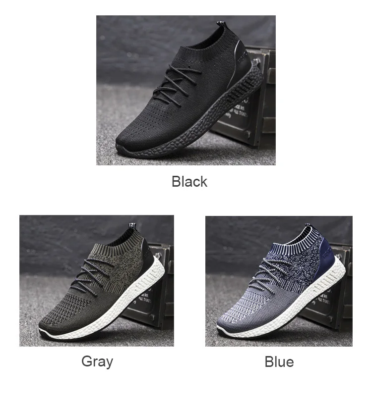 Customization Men Casual Shoes Wholesale Knitting Technology High ...