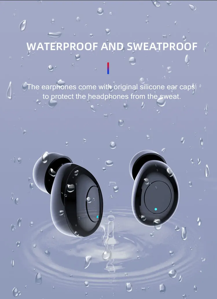 P06 TWS wireless headset supports SIRI function control 5.0 noise reduction control for Android Iphone Xiaomi - ANKUX.COM