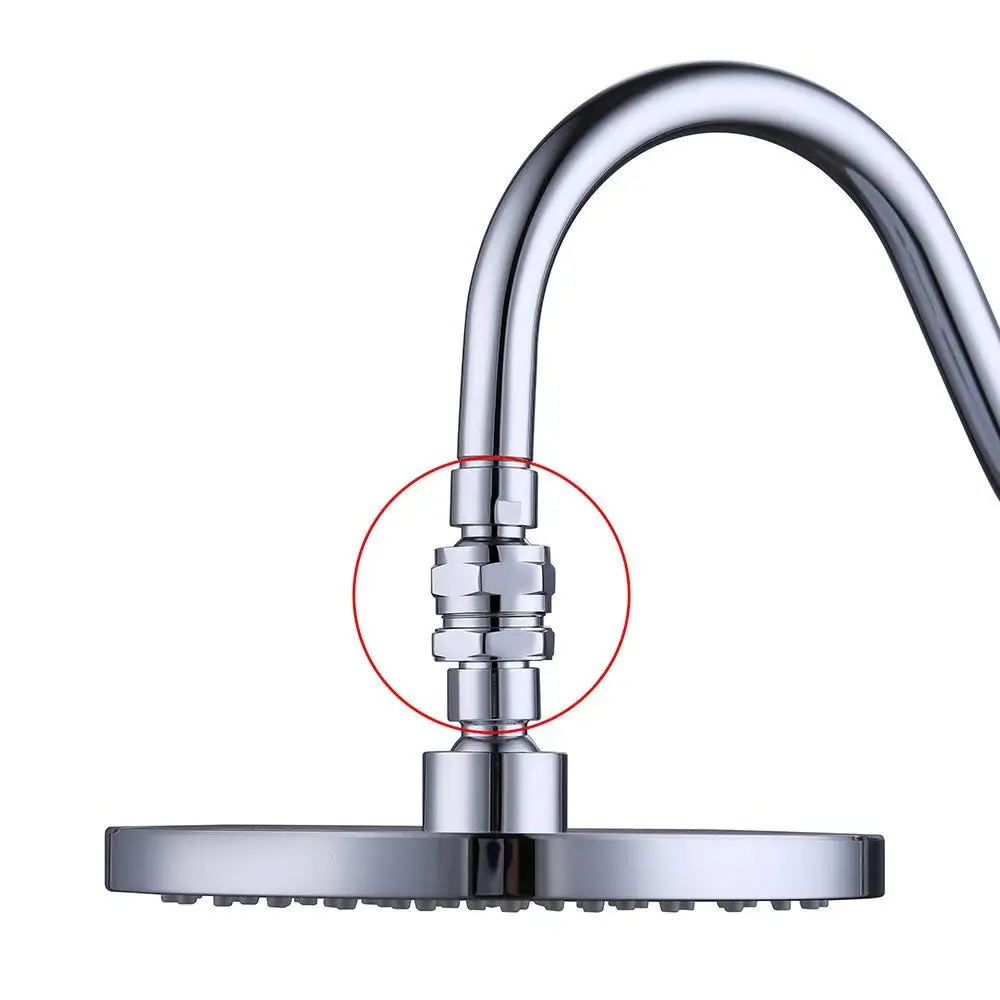 Shower Head Swivel Ball Adapter Brass Ball Joint Adjustable Shower Arm