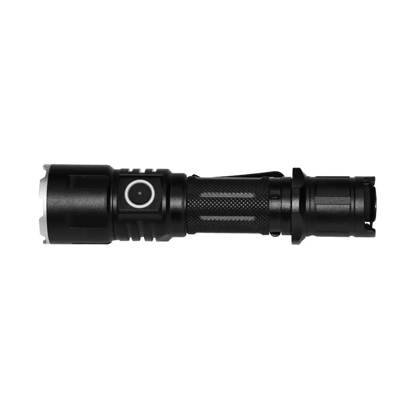 YJ1018 2.2Ah long range ultra-high brightness hunting police torch light self defense rechargeable led torch flashlight 1000 lm