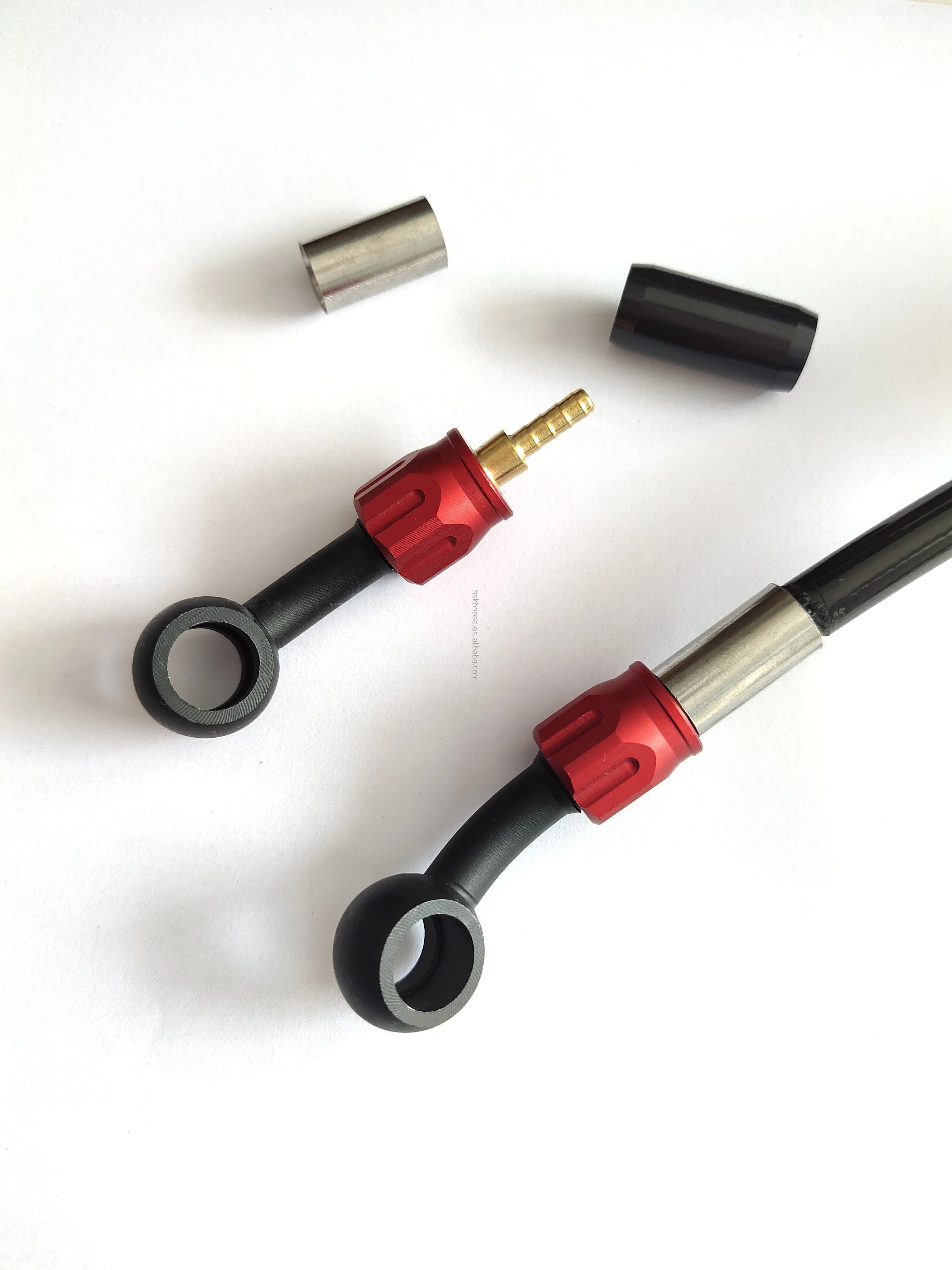 AN10 Banjo 90° Short Elbow - Hose End PTFE