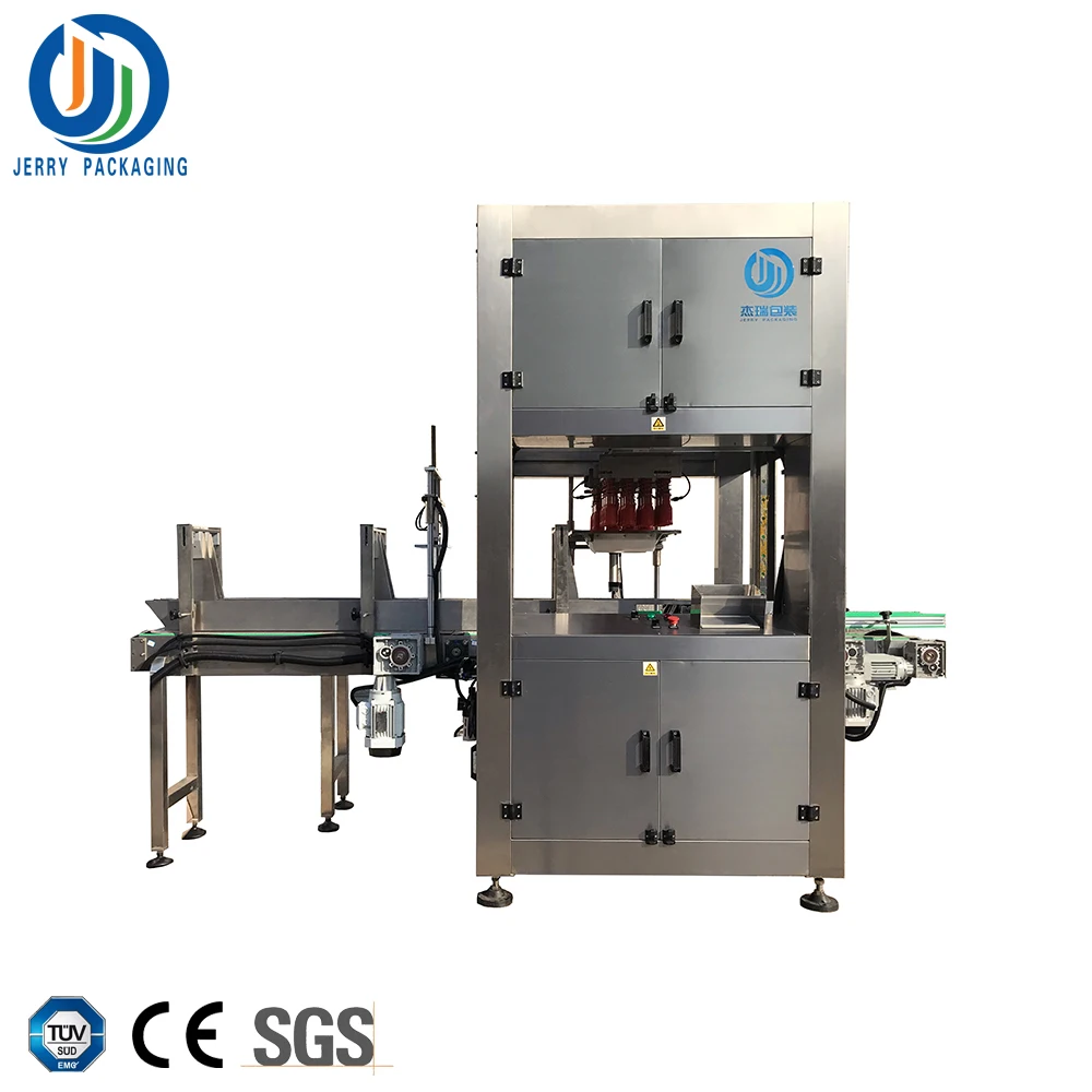 Automatic Vertical Case Packer Pick & Place Case Packing Machine For
