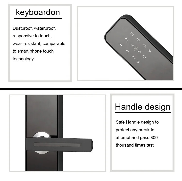 Factory Wholesale Pin Code Lock Passcode Tt Lock Digital Deadbolt