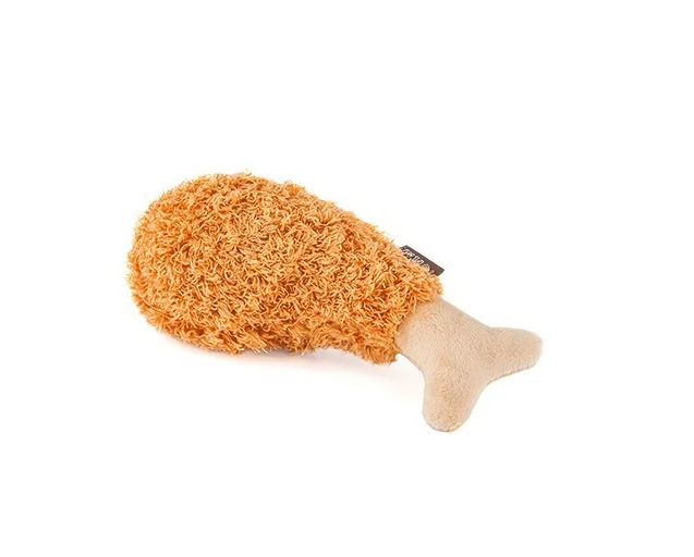 Fast Food Shape Plush Toy For Dogs Squeaky Hamburg/sandwich/french