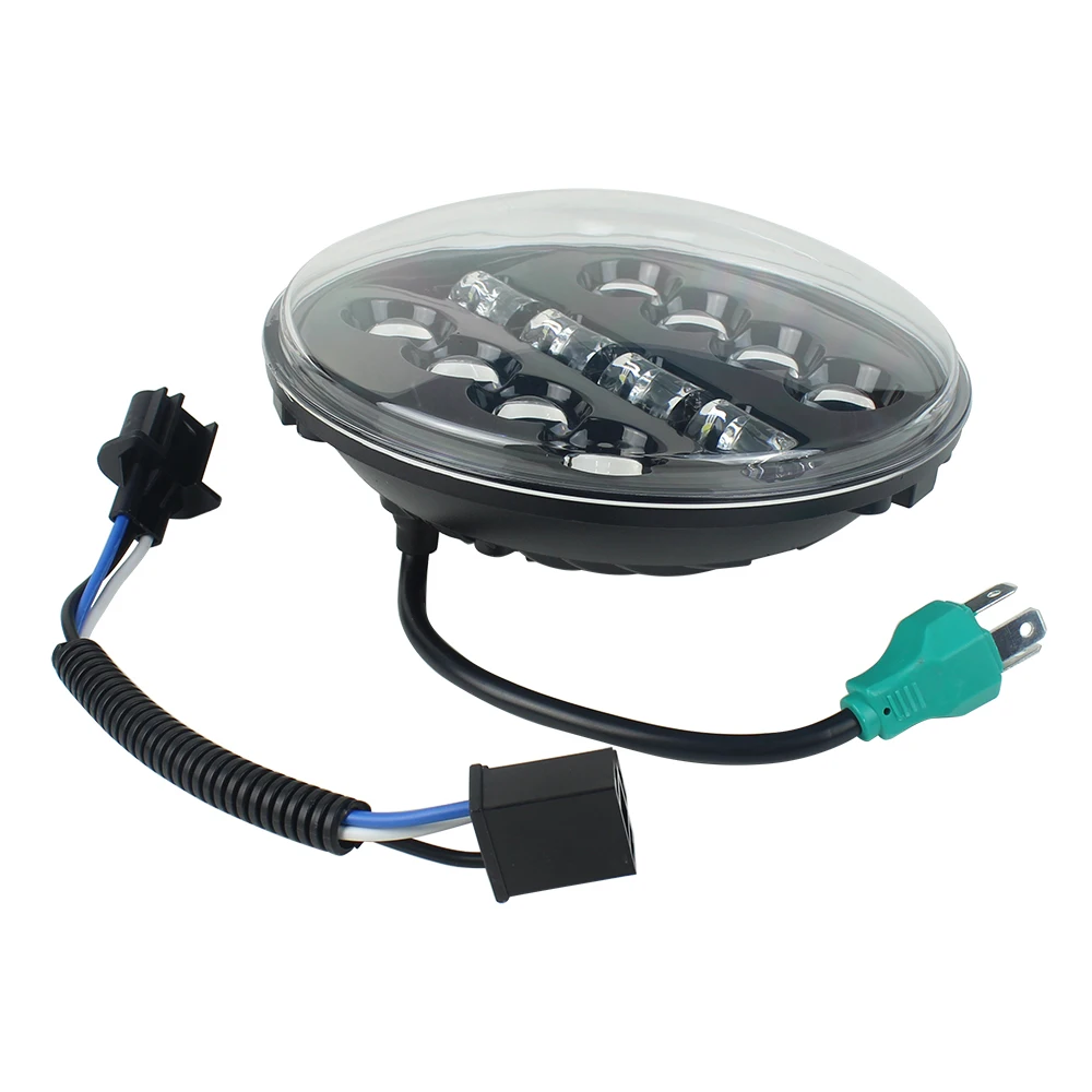 7 inch LED Headlight Hi-low Beam Kit For Jeep Wrangler JK Motorcycle Projector