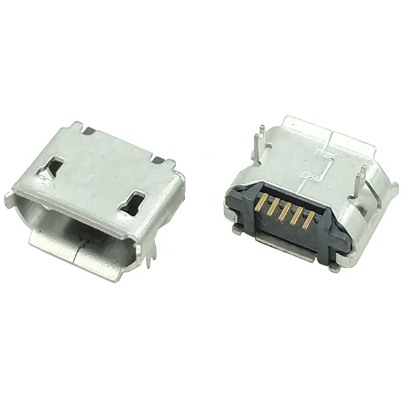 Factory Outlet 4 Pin SMT Female Micro USB Electrical Power Connecter