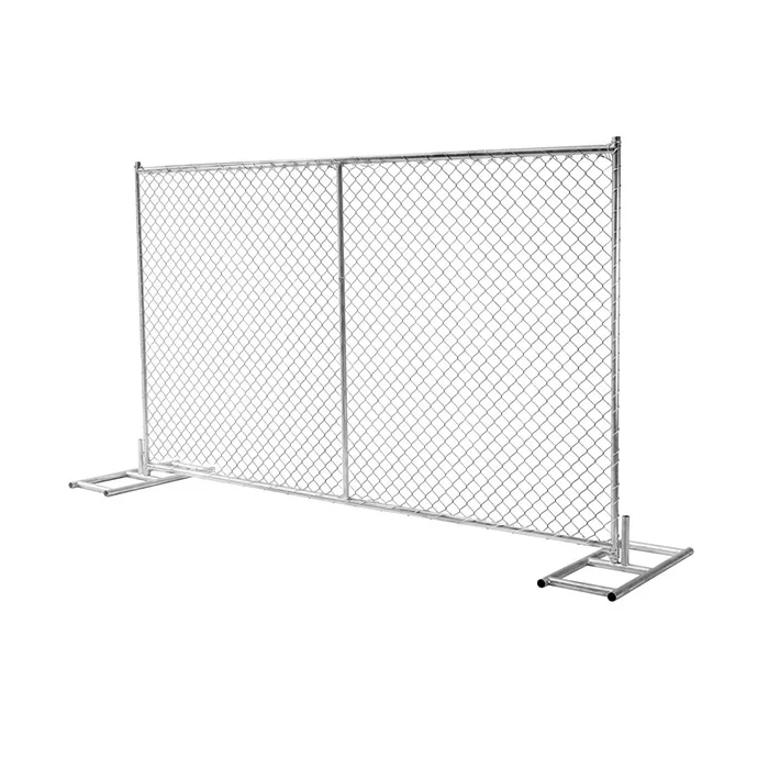 America Galvanized Chain Link 6x12 Temporary Construction Fence Panels ...