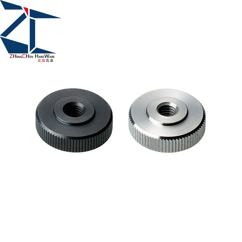 product wholesale lower price customize made m10 stainless steel thin  knurled thumb screw and nuts-40