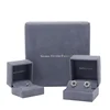 Wholesale customized logo top grade velvet jewelry packaging gift boxes case