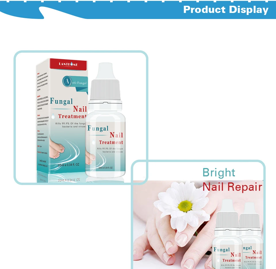 Lanthome Anti Fungus Infection Antibacterial Fungal Nail Treatment Feet Care Whitening