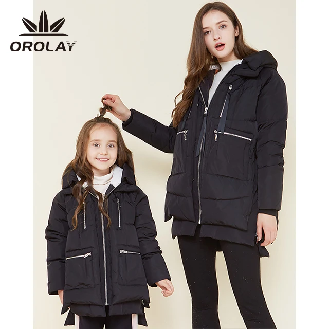 Orolay Children Down Coats Girls Quilted Hooded Coat Boys Warm Jackets 