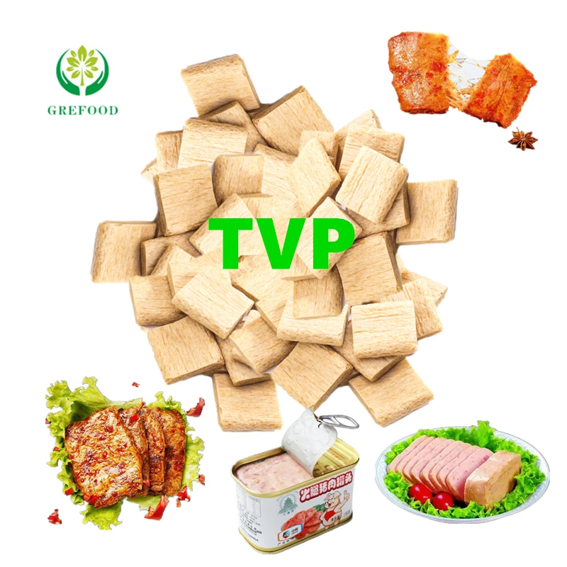 Textured Soy Protein For Snack Food Tvp Chunks With Halal Certificate