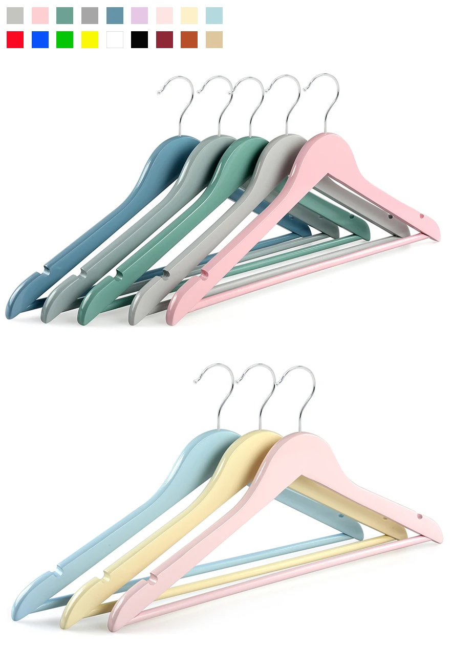 Assessed Supplier Lindon Wholesale Color Wooden Hanger,Suit Hangers