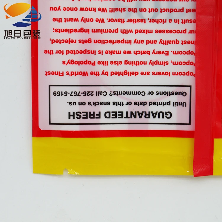 popcorn back sealed bag