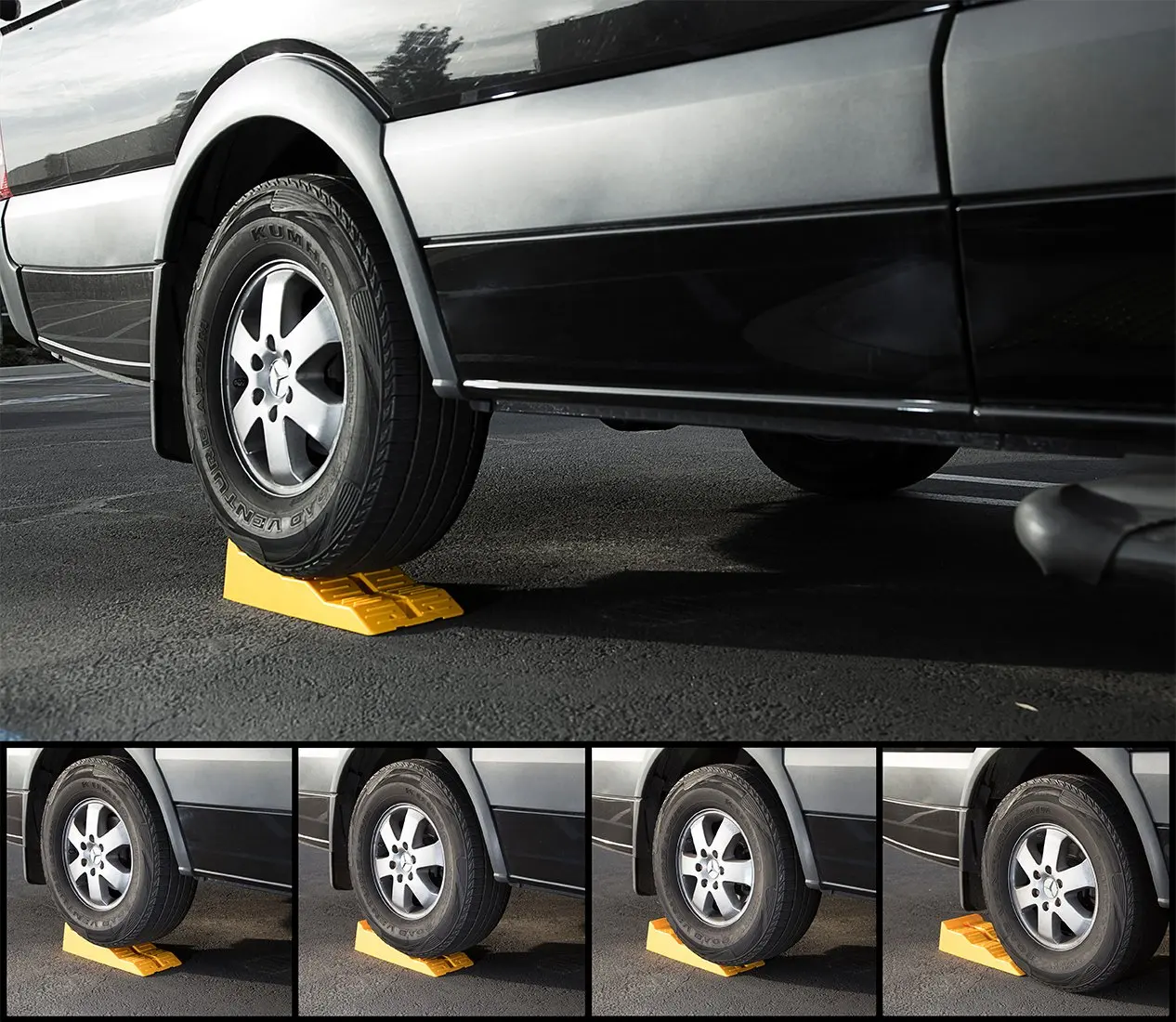 RV Leveling Ramps - Camper or Trailer Leveler/Wheel Chocks for ...