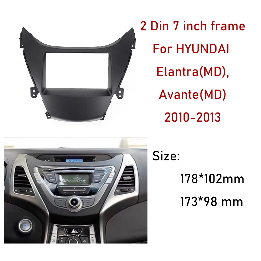 2016 hyundai elantra double store din dash kit