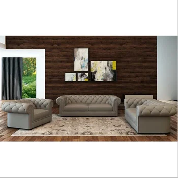 Genuine Leather Furniture Sofa Set Modern Chesterfield For Genuine Leather Furniture Sofa Set
