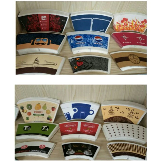 850 paper cup blank printing die cutting machine