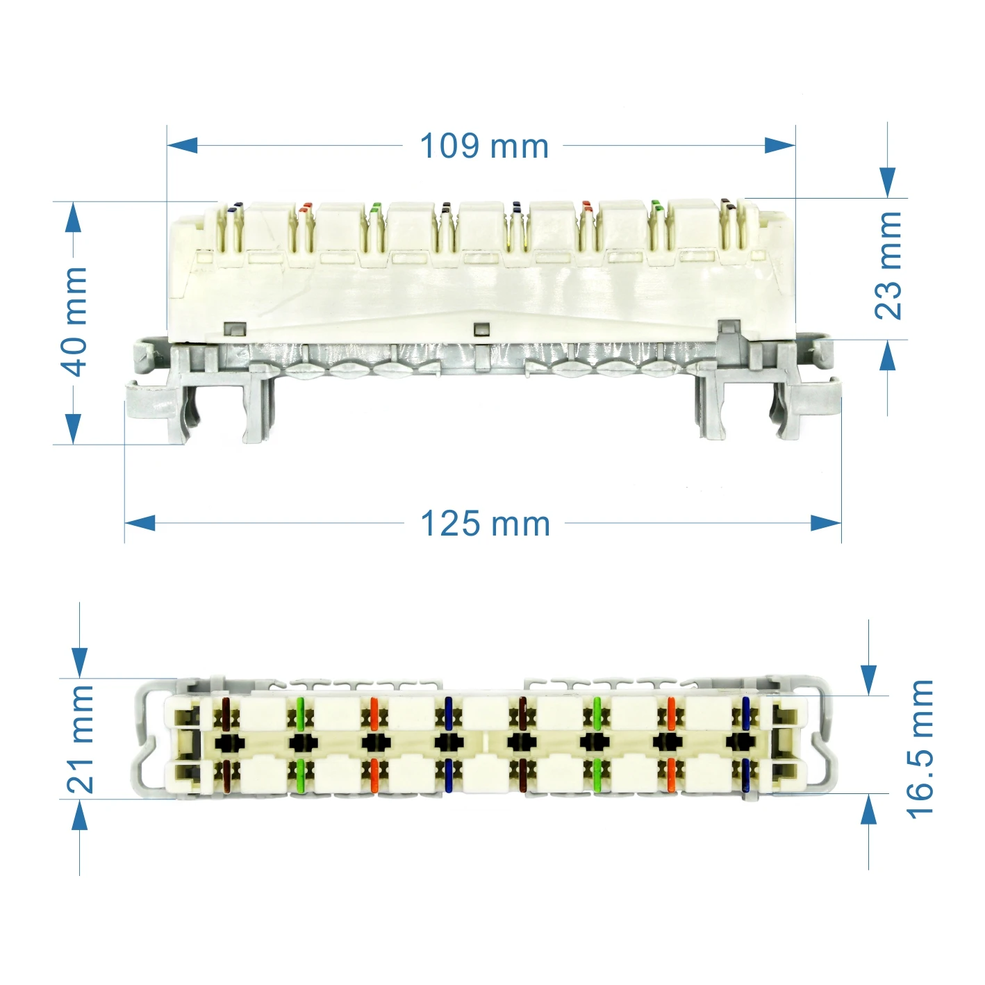 Krone Telecom Krone Highband 8-Pair CAT.5 Disconnection Module - 150 VAC, Ideal for ...