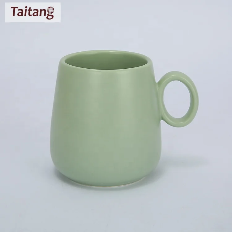Coffee Mugs For Customize, Elegant Solid Color Ceramic Coffee Mug