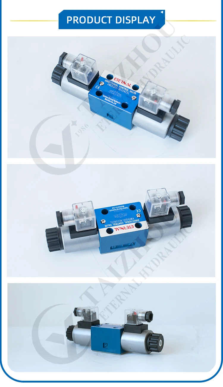 Replace Rexroth Type 4WE Series Hydraulic Oil Valve, 4WE43 4WE4 4WE6 4WE10 Solenoid Directional Control Valve