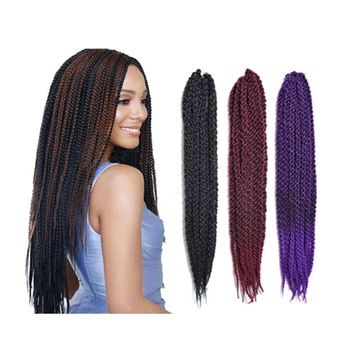 3d Cubic Twist Crochet Braids With Synthetic Hair Hair Extensions