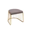 Unique modern design customized golden chromed wire stool